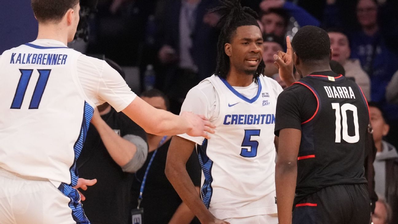 UConn vs Creighton game moment