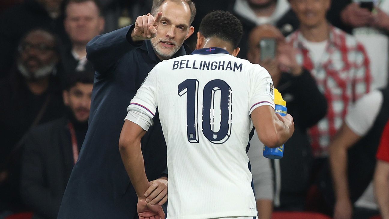 Tuchel: Bellingham doing 'too much' for England