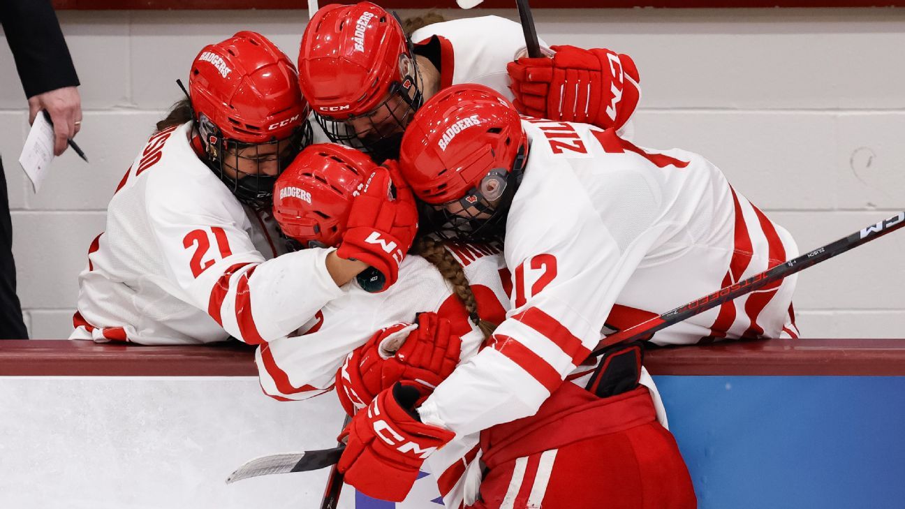 Wisconsin Claims Record Eighth NCAA Women's Hockey Title in OT Thriller