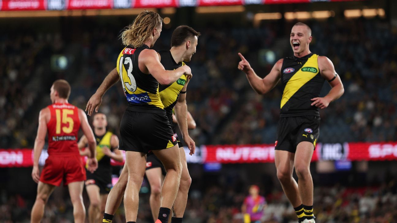 Tigers shock Suns in Noah Balta's AFL return