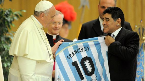 Francisco and Diego: Bergoglio and Maradona