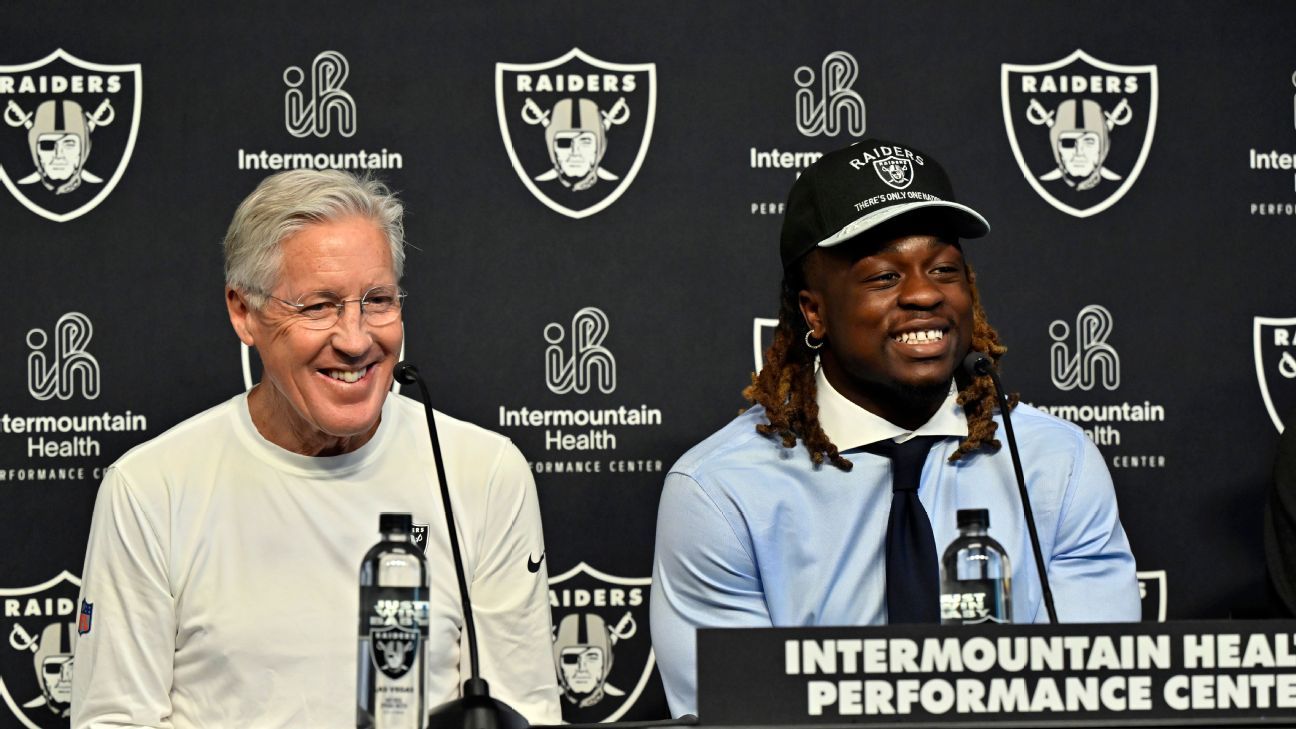 How Raiders brass built around Geno Smith with draft picks Ashton Jeanty, Jack Bech and others