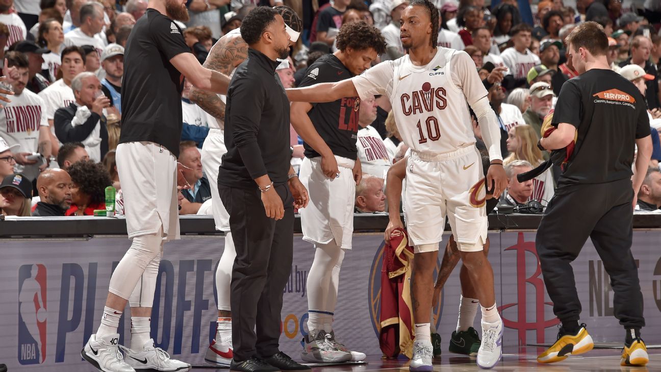 Garland (toe) sits again as Cavs go for sweep