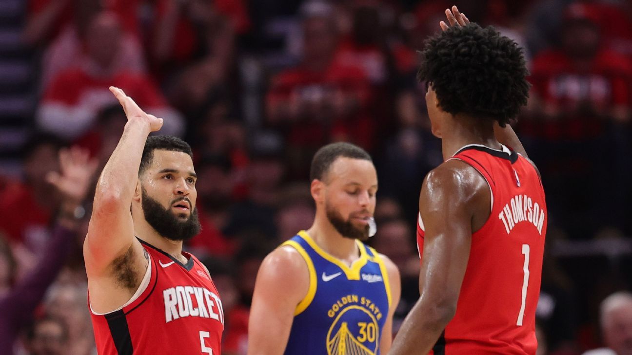 Defesa 'trava' Stephen Curry, Rockets dominam os Warriors e mantêm a série aberta