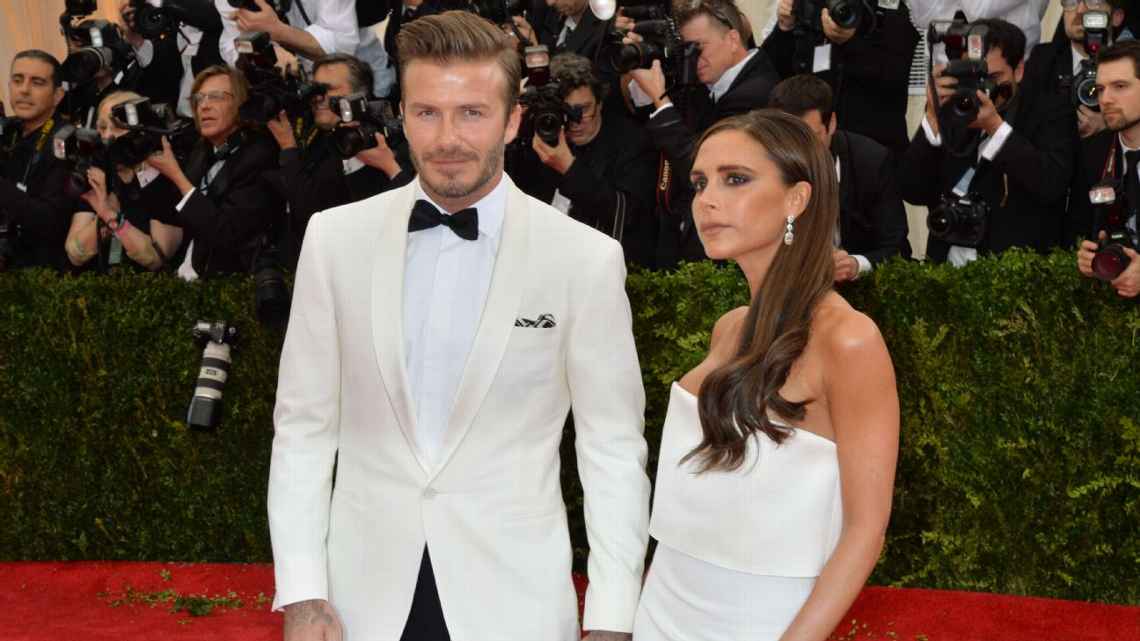 David Beckham at Met Gala 2014