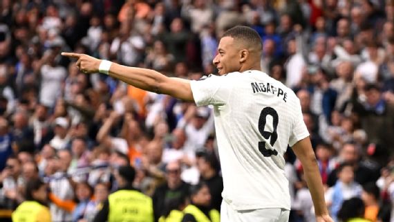 Real Madrid in Classic Final Mbappé celebrates against Celta