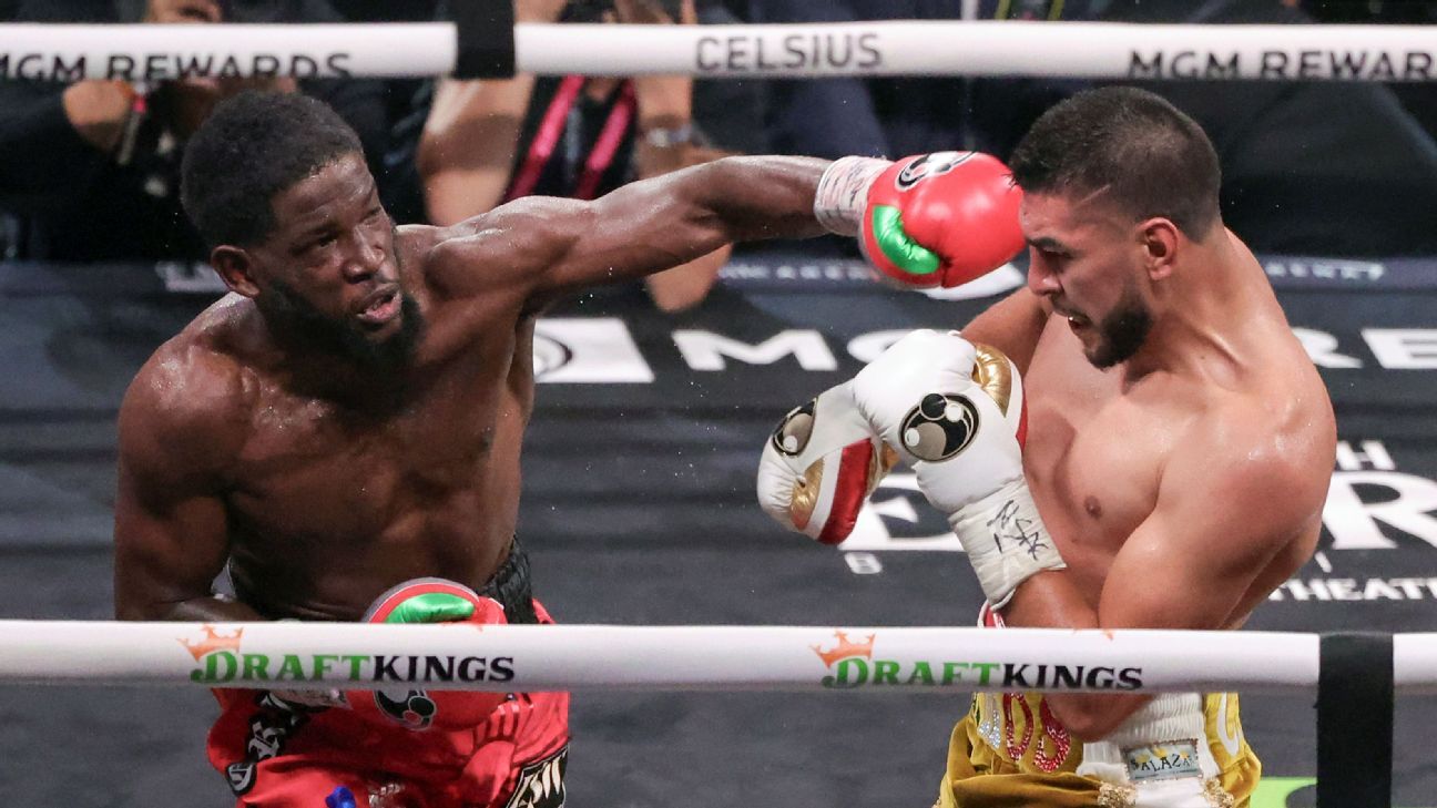 Erickson Lubin, left, returns to the ring for the first time since a decision win over Jesus Ramos in September 2023.