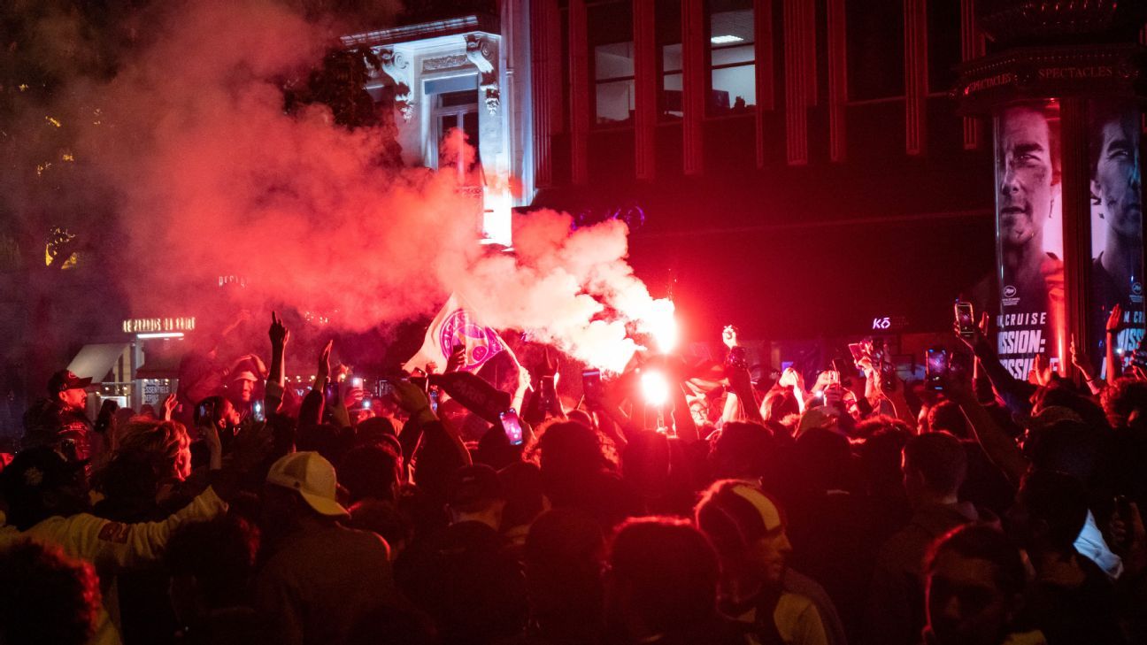 3 hospitalised, 43 arrested as PSG reach UCL final