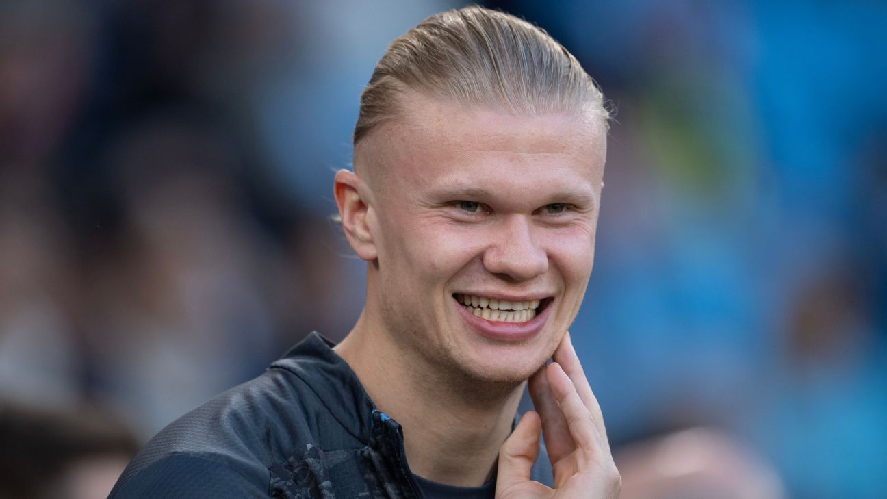 Haaland starts for City for first time in six weeks