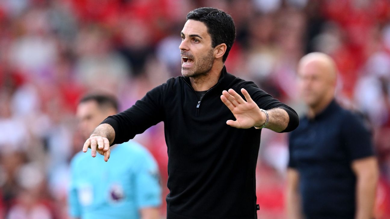 Liverpool vs Arsenal Mikel Arteta rails against ‘unacceptable’ performance
