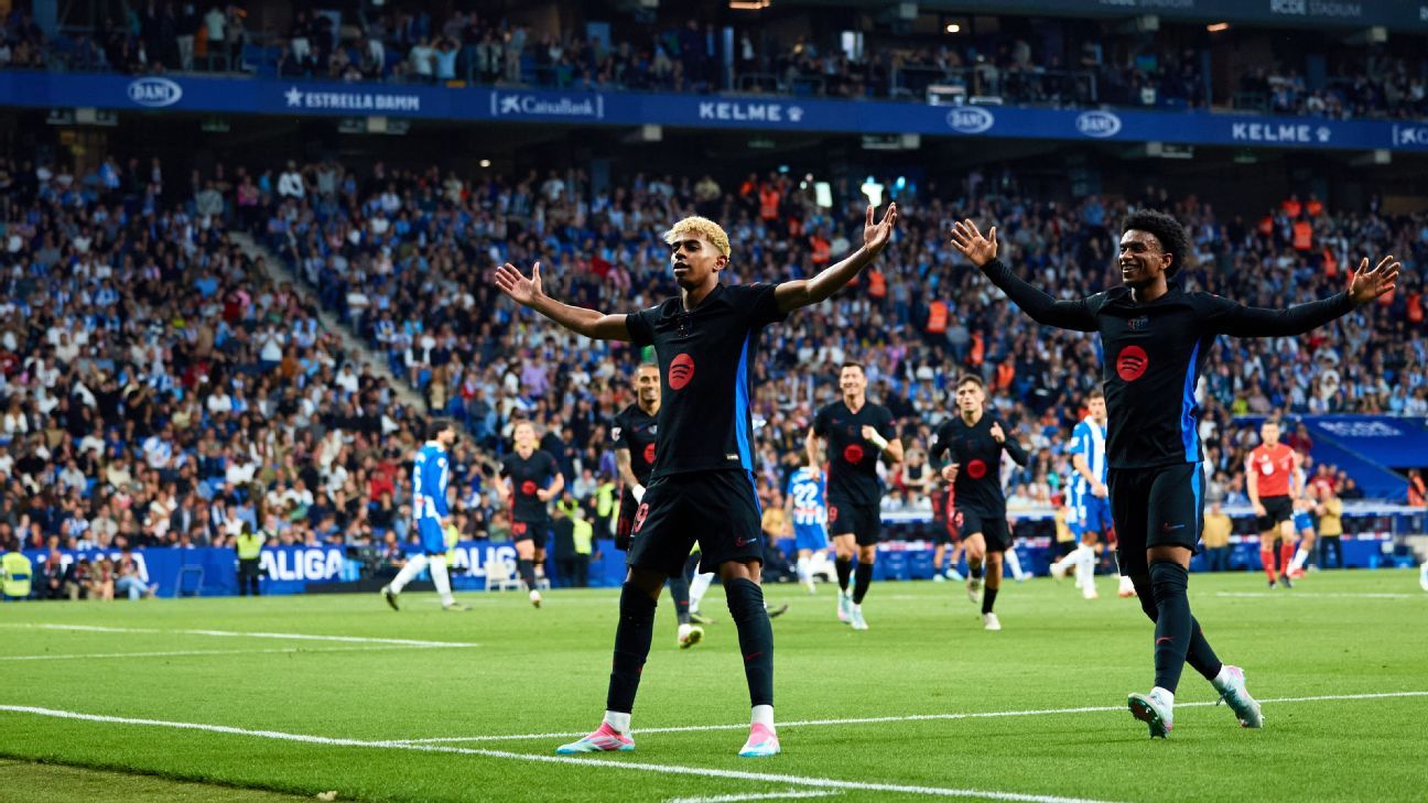 Com show de Lamine Yamal, Barcelona vence Espanyol e é campeão da LALIGA