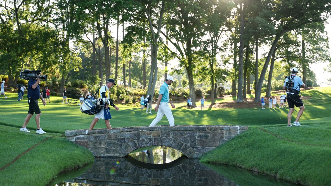 Tee times for the final round of the 2025 PGA Championship