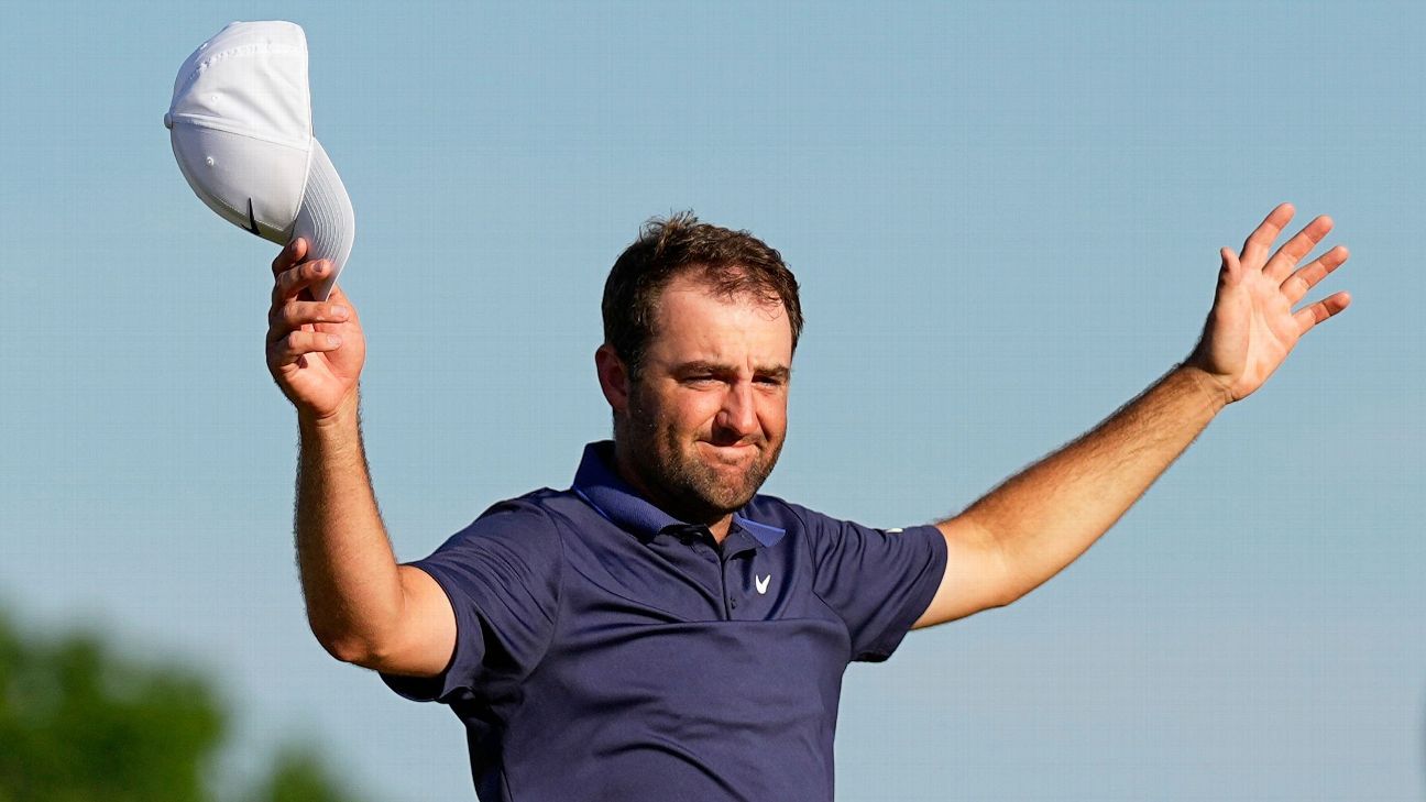 Scheffler wins PGA for third major as Rahm fades