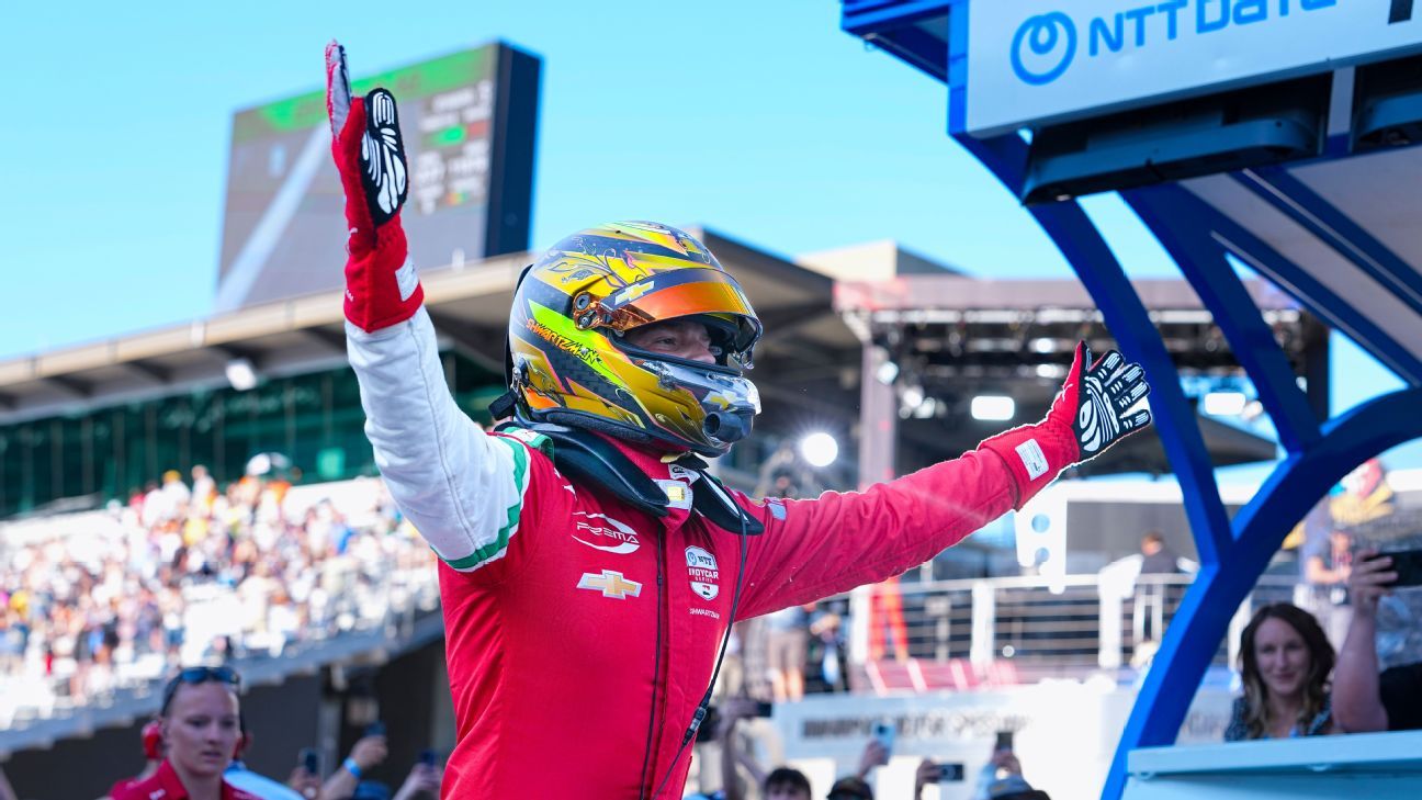 Indy 500 rookie Shwartzman wins pole in shocker