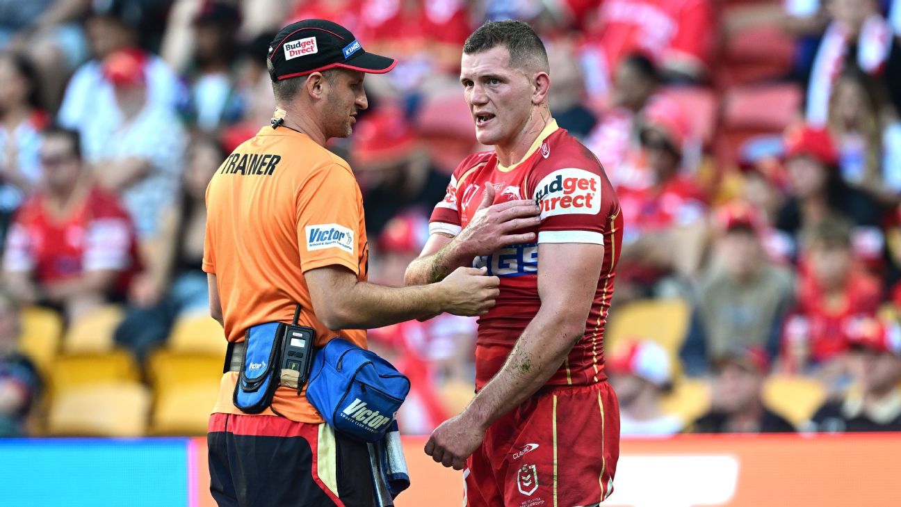 Two more Dolphins stars ruled out for NRL season