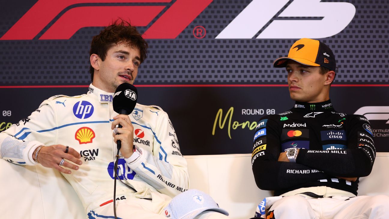 F1's Leclerc, Norris rule out Indy 500 attempt
