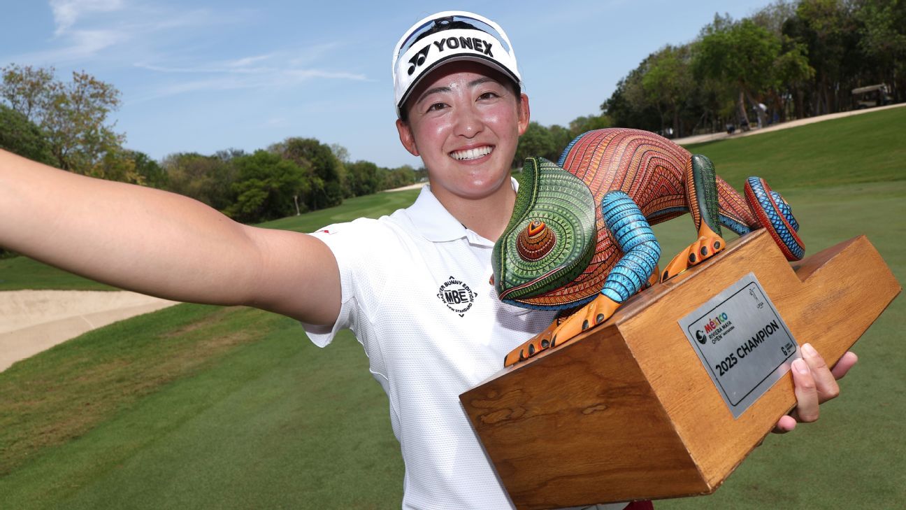 Iwai wins in Mexico by 6 shots for 1st LPGA title