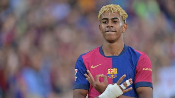 Lamine Yamal: Barcelona Contract Extension to 2031 Lamine Yamal in action for Barcelona