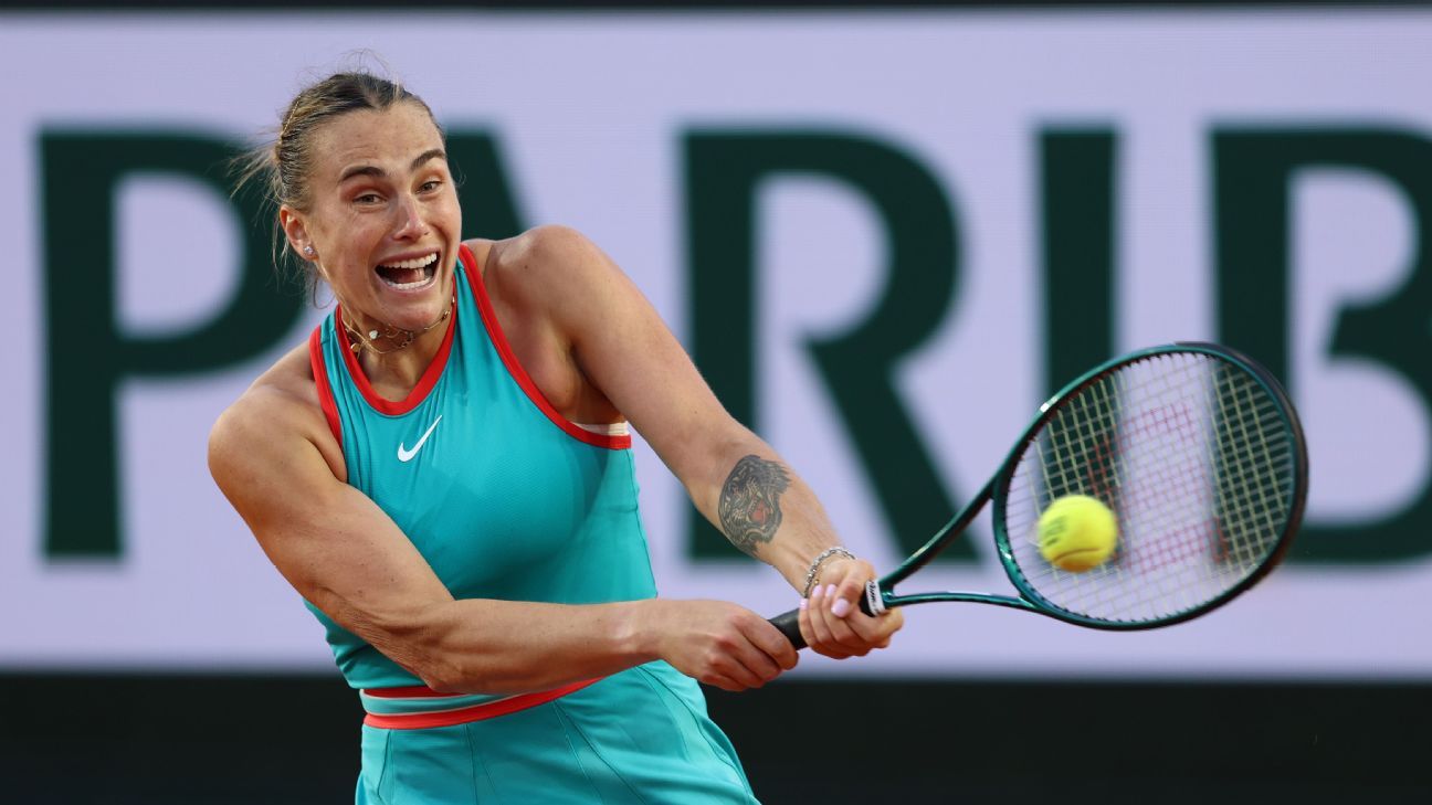 Sabalenka advances to 3rd round at French Open
