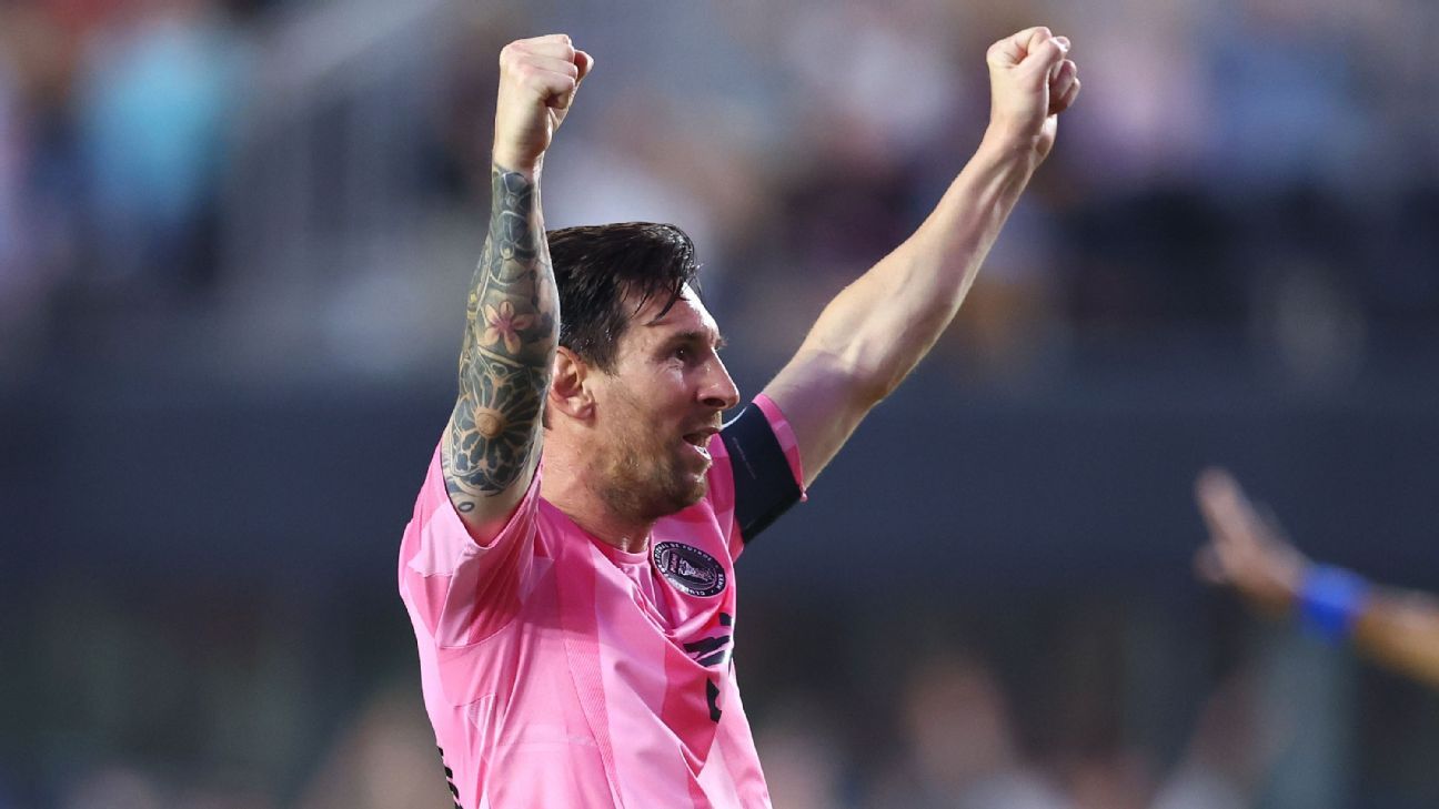 Lionel Messi marcó el 1-0 para Inter Miami vs. Montreal en la MLS