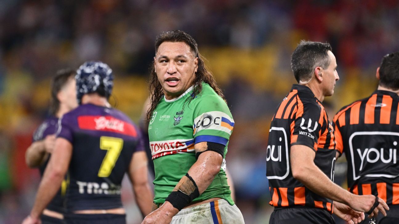 Papalii concedes time is up after '25 at Raiders
