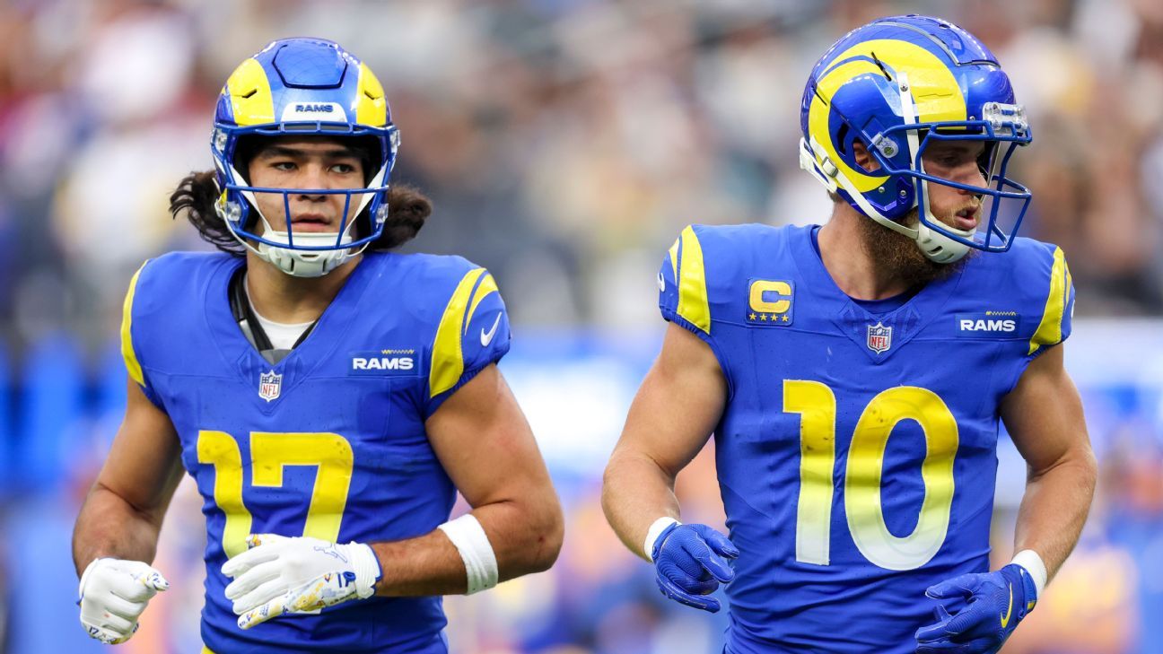 Puka Nacua comes to the forefront as Rams WRs adjust sans Kupp