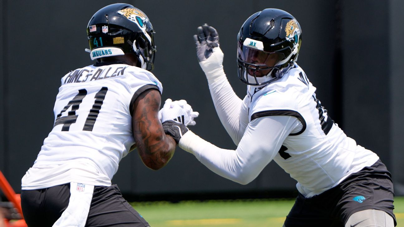 After being told to bulk up in 2024, Jaguars' top pass rushers now hope to play lighter