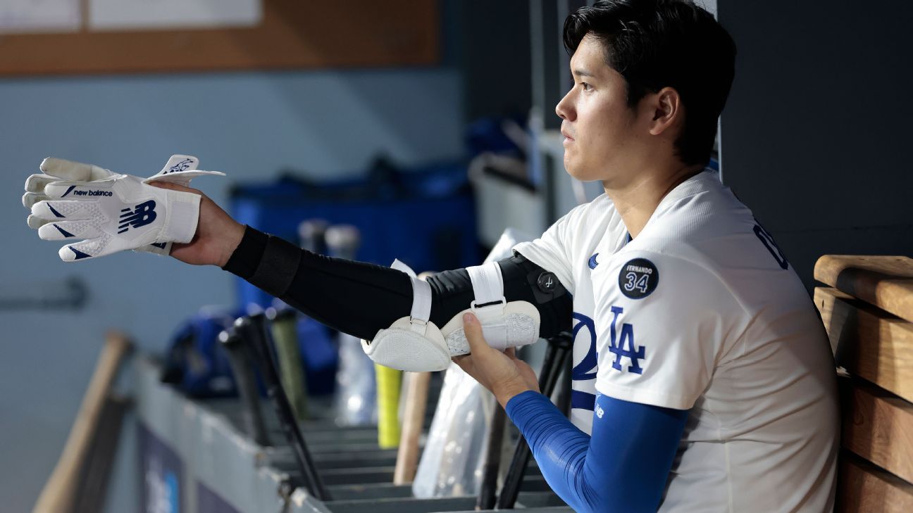Dodgers desperately need Shohei Ohtani’s arm, but his bat will do — for now