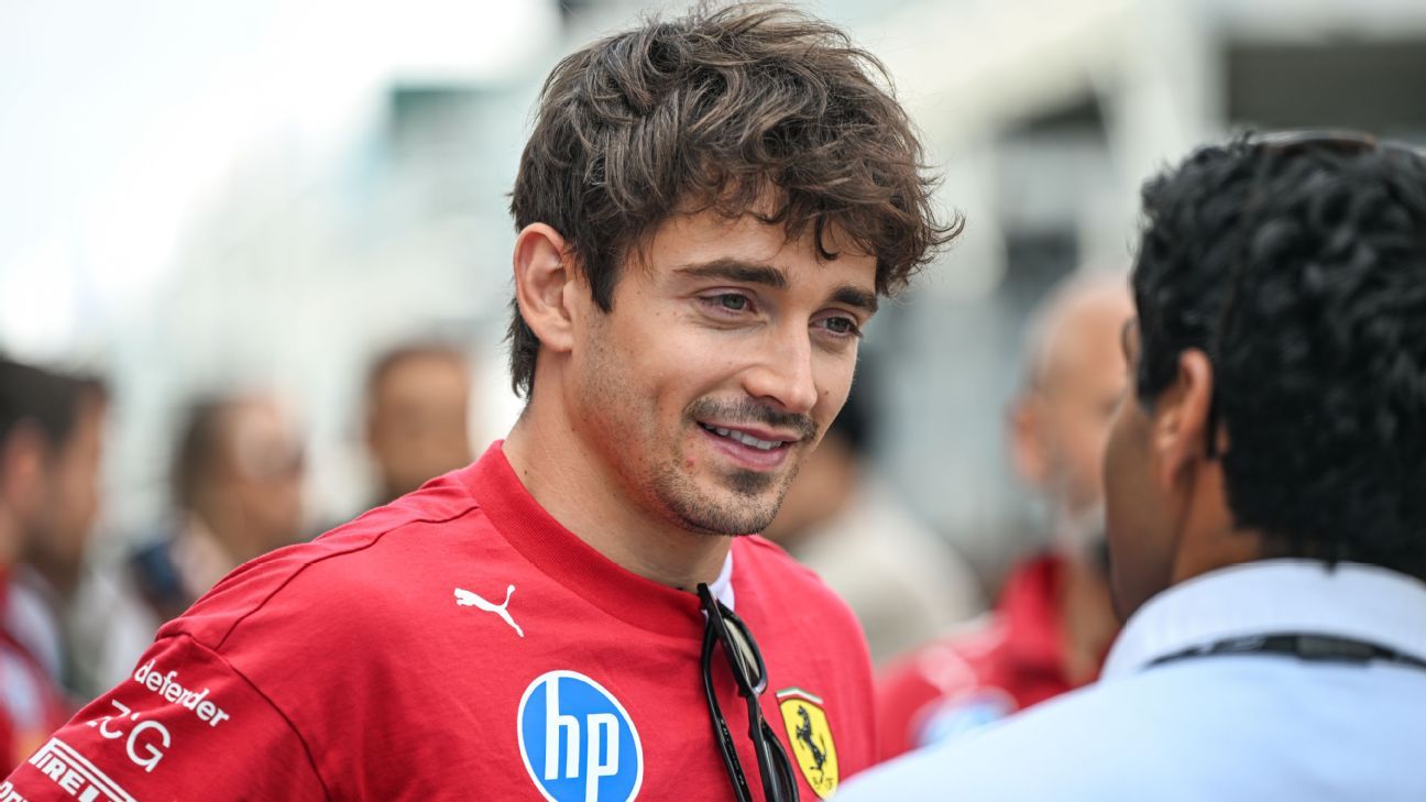 Charles Leclerc y Ferrari han logrado tres podios en 10 carreras en 2025.