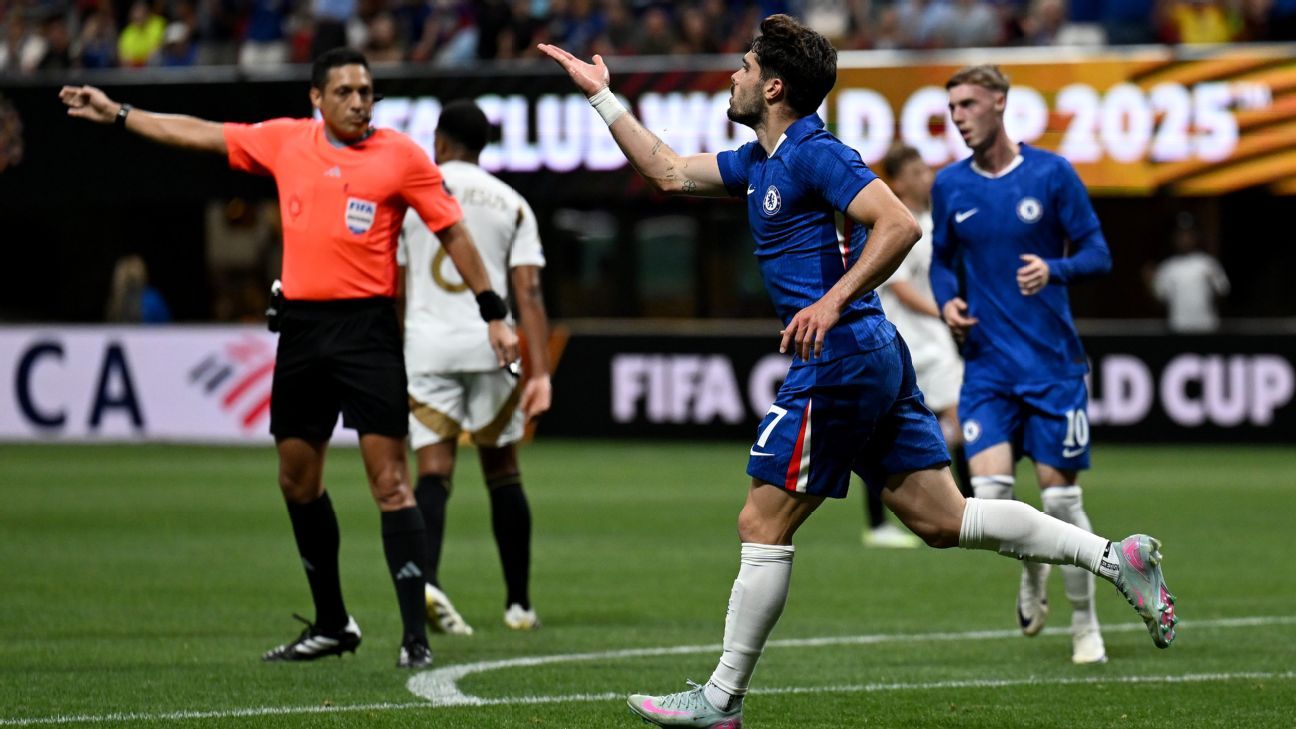 Chelsea vence LAFC e lidera grupo do Flamengo no Mundial de Clubes.