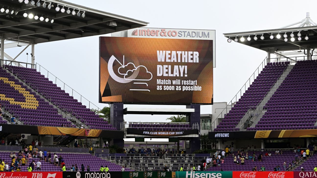 Alerta de tempestade atrasa jogo do Mundial de Clubes - ESPN
