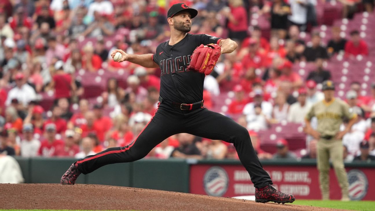Martinez's near no-hitter, Steer's 3 HRs lift Reds