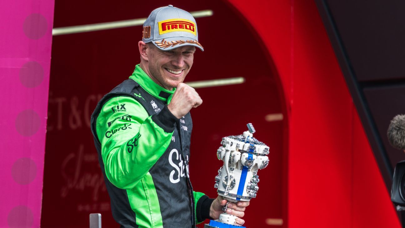 Nico Hülkenberg en el podio
