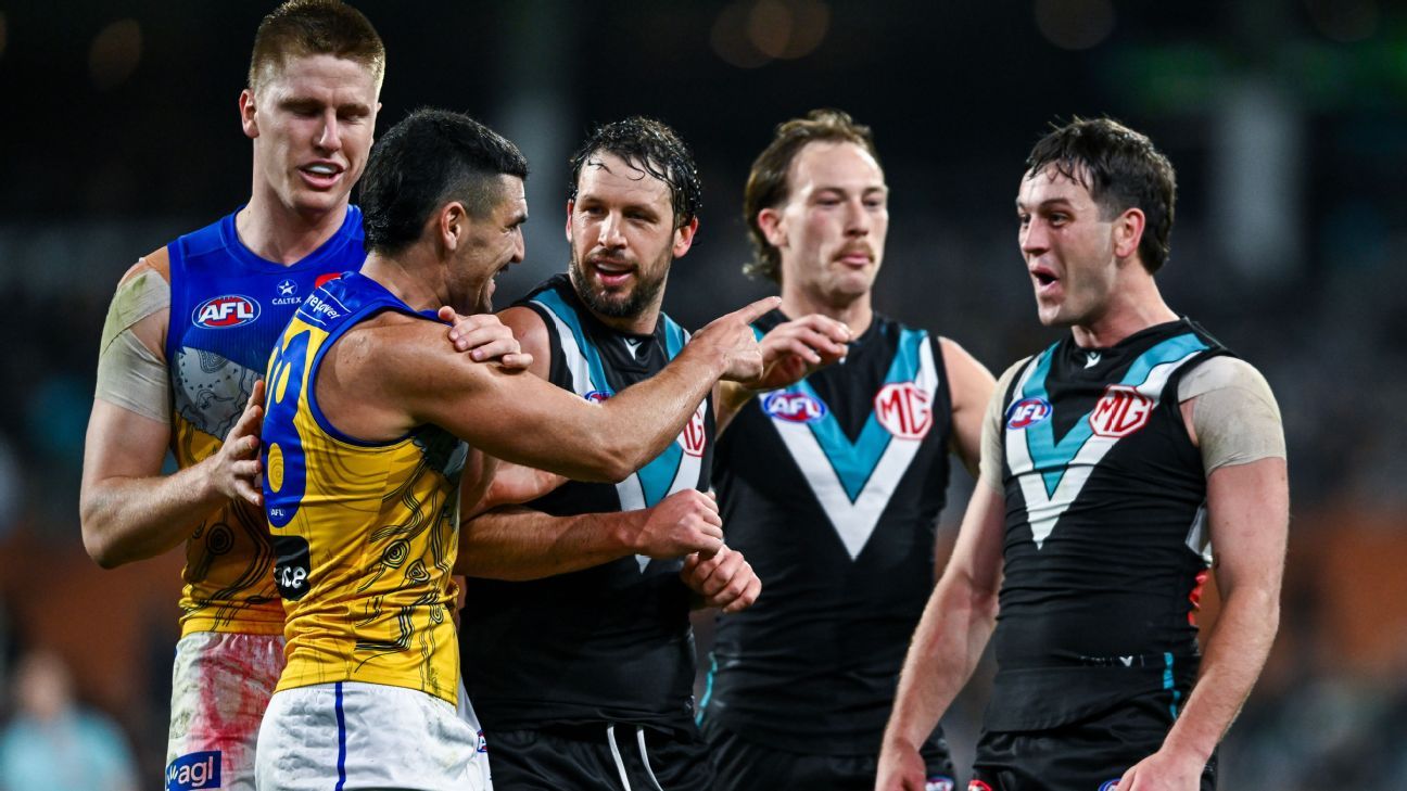 Butters brilliant in Port's comeback win over Eagles