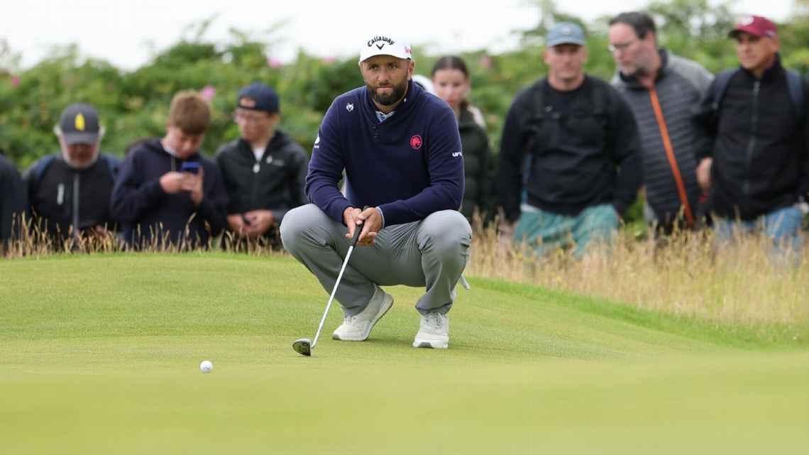 Jon Rahm en el campo de golf