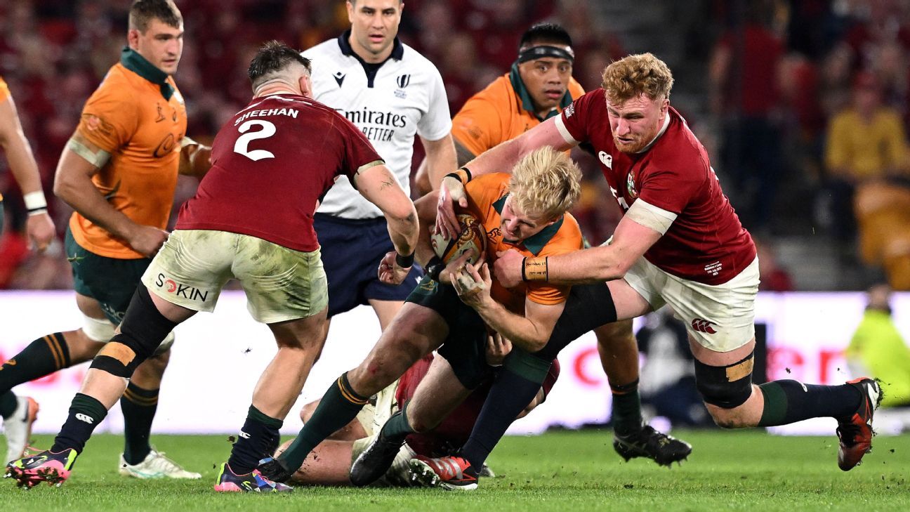 Wallaby whackers: The Lions bludgeoned Australia in Brisbane