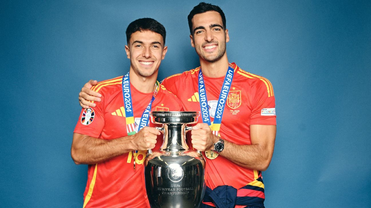 Martín Zubimendi and Mikel Merino won Euro 2024 for Spain while they were teammates at Real Sociedad.