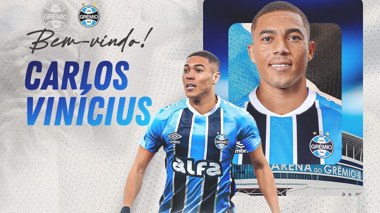 Grêmio reforça ataque com contratação de Carlos Vinícius, ex-Tottenham e Benfica