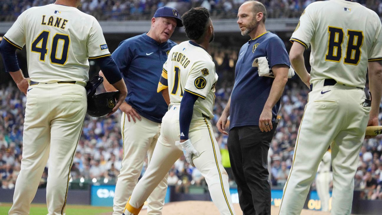 Chourio hits IL, unlikely to return 'anytime soon'