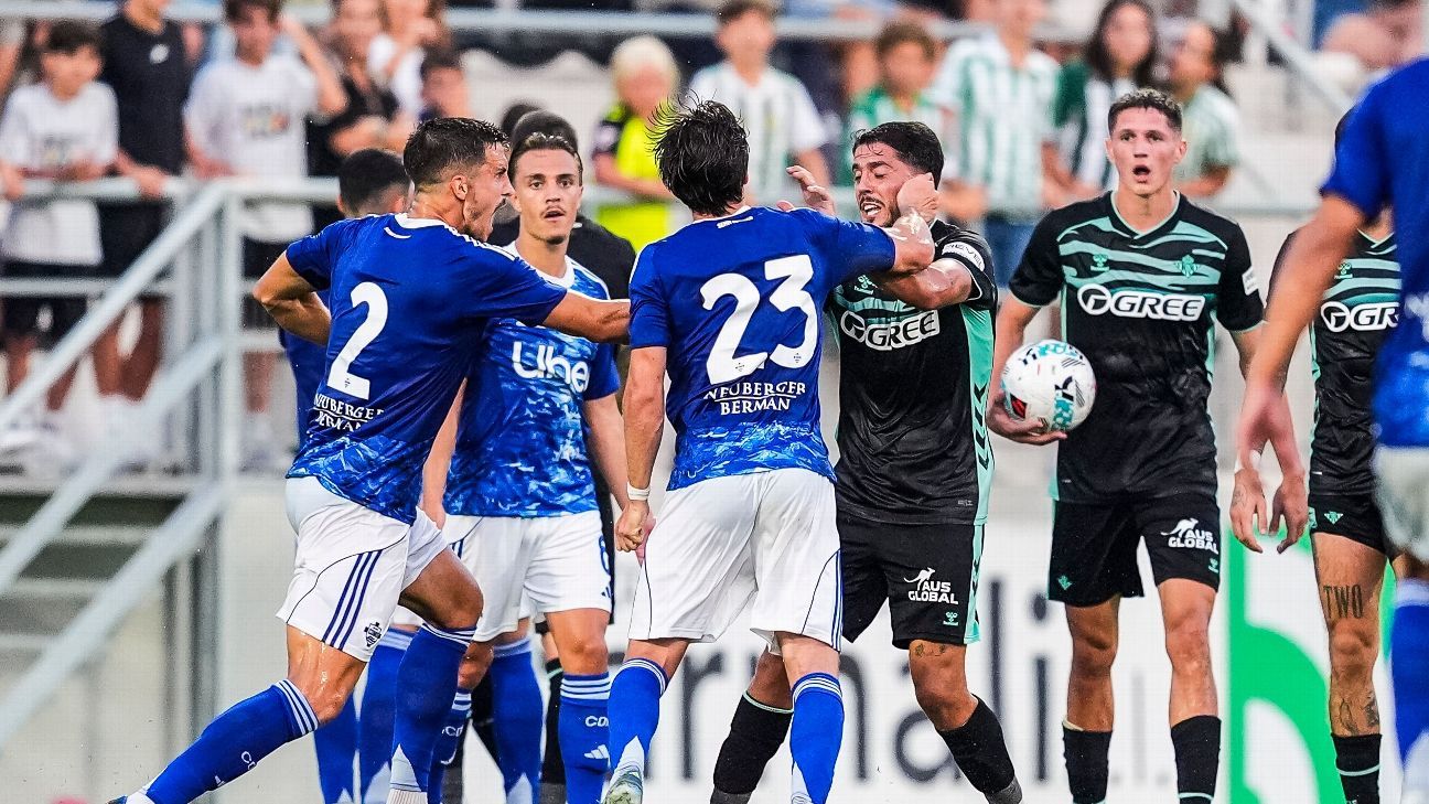Players fight in Como, Betis preseason friendly