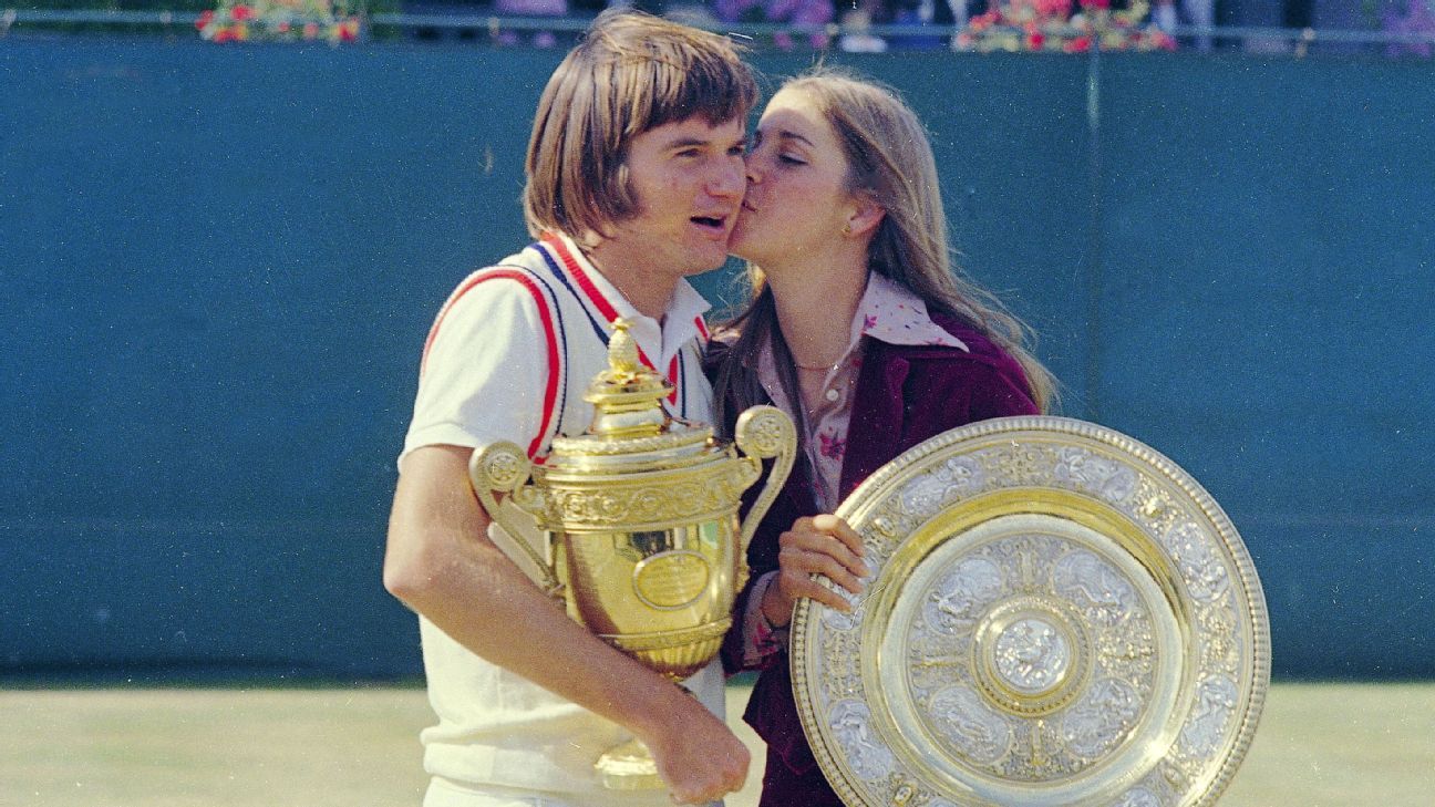 Chris Evert y Jimmy Connors