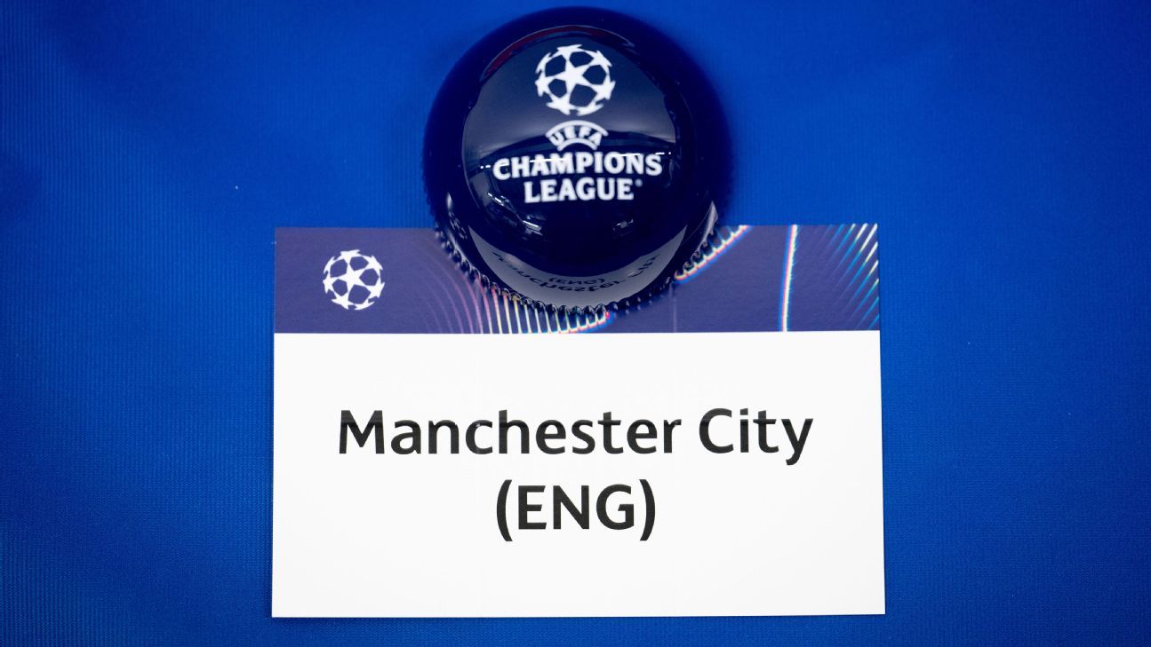 Man City's UCL draw: Real Madrid, Dortmund, more