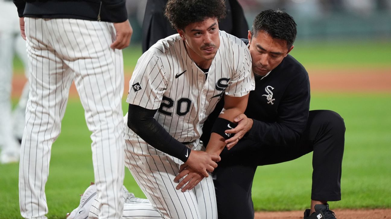White Sox's Vargas exits after 1st grand slam