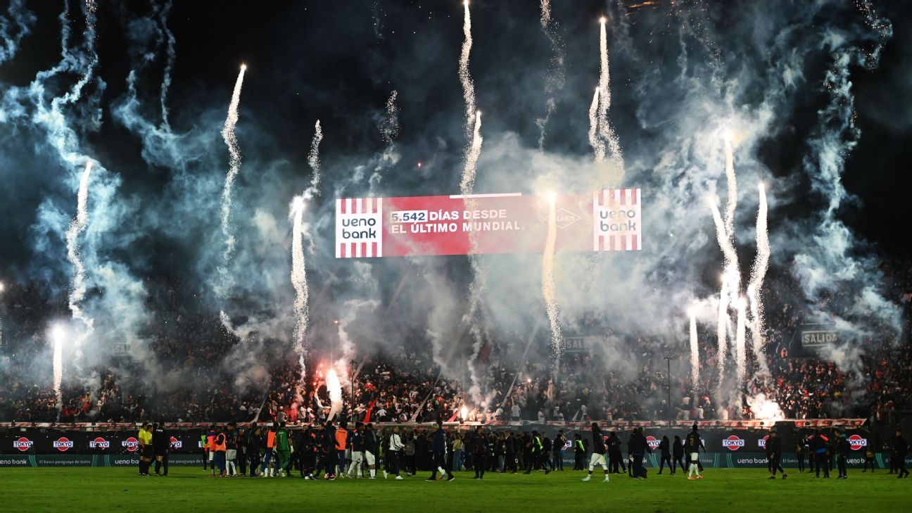 Paraguay's qualification sparked wild scenes at the the Defensores del Chaco Stadium and across the rest of the country.