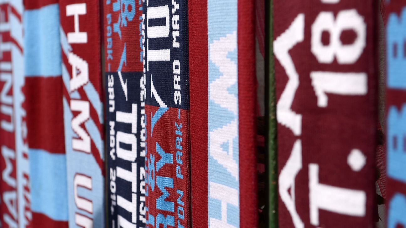 West Ham ban half-and-half scarves for Spurs game