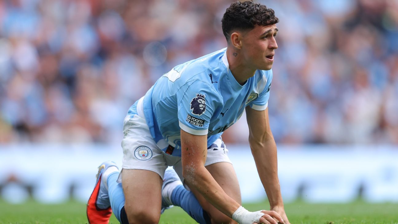 Phil Foden ha hecho solo una aparición con el Manchester City en lo que va de temporada.