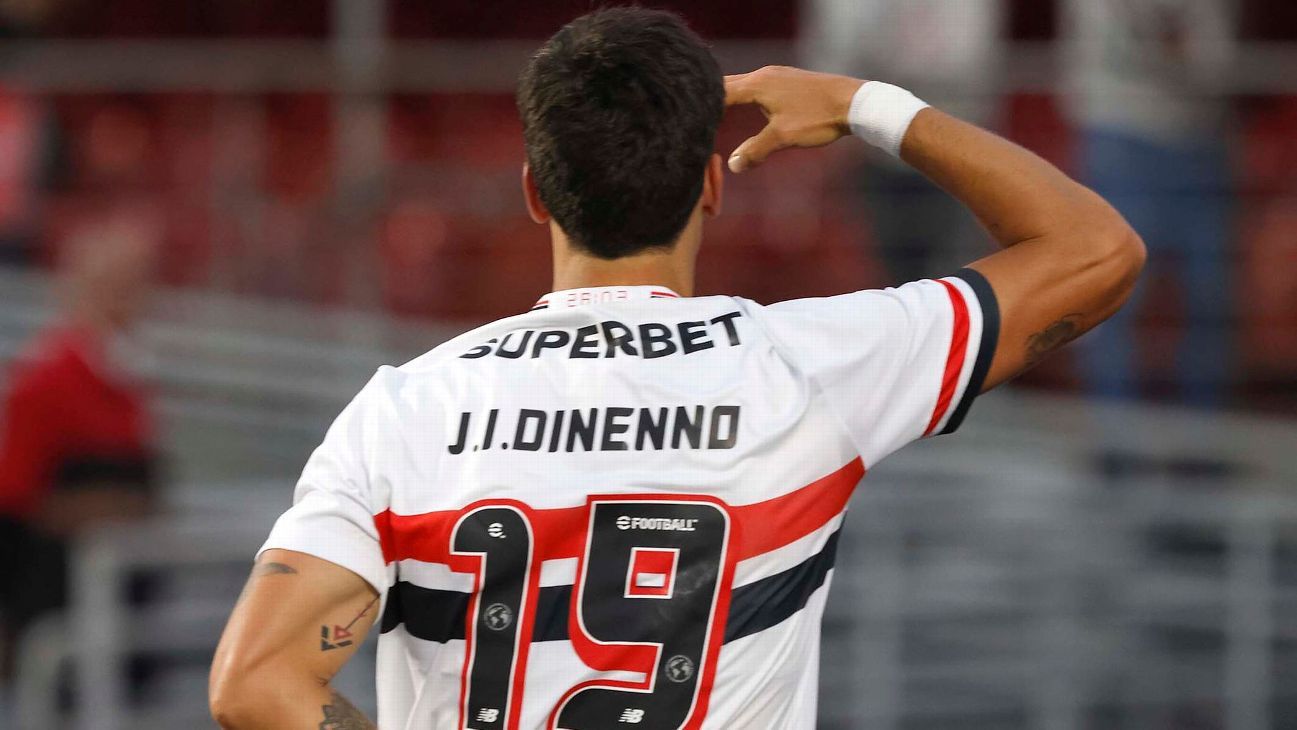 Dinenno agradece confiança do São Paulo após primeiro gol, cita Calleri como 'referência' e pede sequência a Crespo