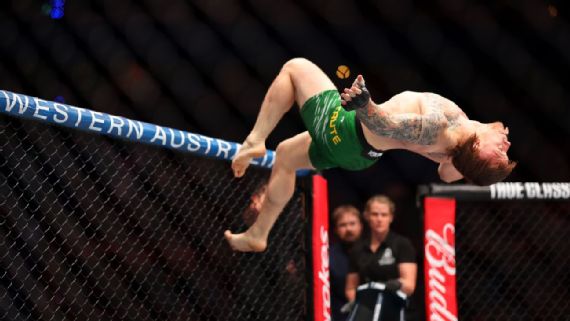 Jimmy Crute celebrates his victory