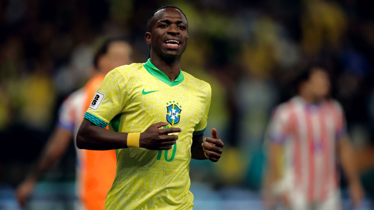 Vinicius Junior Returns To Brazil Squad For South Korea Japan Friendlies Neymar Absent Due To Injury