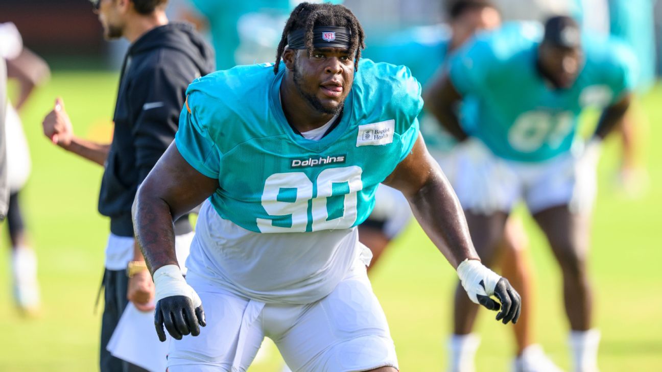 Image for article Among worst at their positions, Dolphins top picks struggling to meet expectations